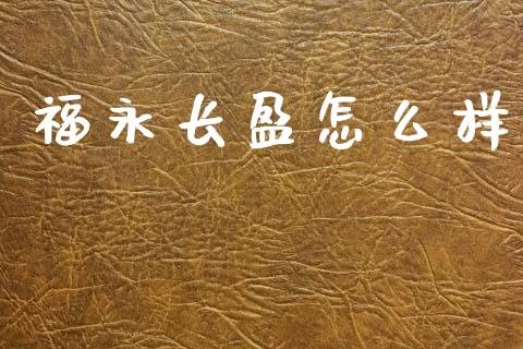 福永长盈怎么样_https://m.apzhendong.com_财经资讯_第1张