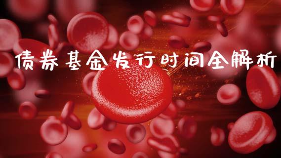 债券基金发行时间全解析_https://m.apzhendong.com_财务分析_第1张