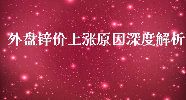 外盘锌价上涨原因深度解析_https://m.apzhendong.com_财经资讯_第1张