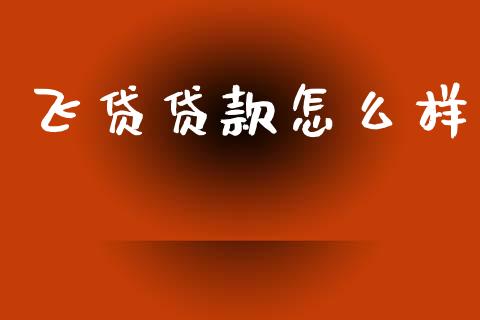 飞贷贷款怎么样_https://m.apzhendong.com_全球经济_第1张