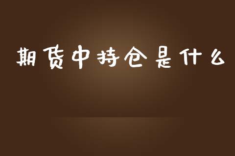 期货中持仓是什么_https://m.apzhendong.com_财经资讯_第1张