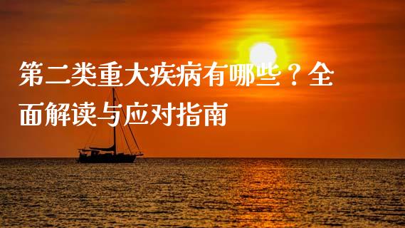 第二类重大疾病有哪些？全面解读与应对指南_https://m.apzhendong.com_财经资讯_第1张