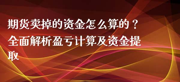 期货卖掉的资金怎么算的？全面解析盈亏计算及资金提取_https://m.apzhendong.com_财务分析_第1张