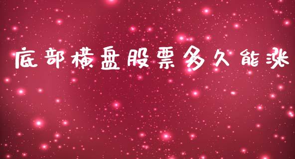 底部横盘股票多久能涨_https://m.apzhendong.com_期货行情_第1张