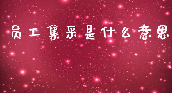 员工集采是什么意思_https://m.apzhendong.com_全球经济_第1张