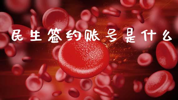 民生签约账号是什么_https://m.apzhendong.com_全球经济_第1张