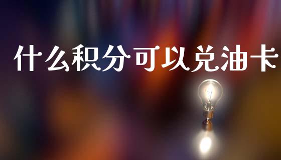 什么积分可以兑油卡_https://m.apzhendong.com_财经资讯_第1张