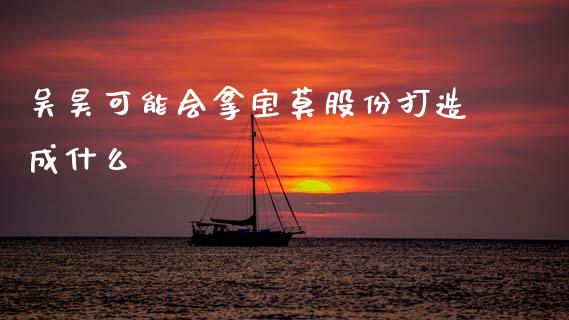 吴昊可能会拿宝莫股份打造成什么_https://m.apzhendong.com_期货行情_第1张