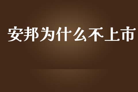 安邦为什么不上市_https://m.apzhendong.com_财经资讯_第1张