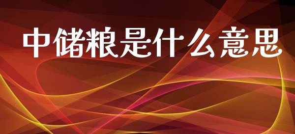 中储粮是什么意思_https://m.apzhendong.com_财务分析_第1张