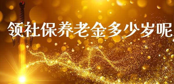 领社保养老金多少岁呢_https://m.apzhendong.com_财经资讯_第1张