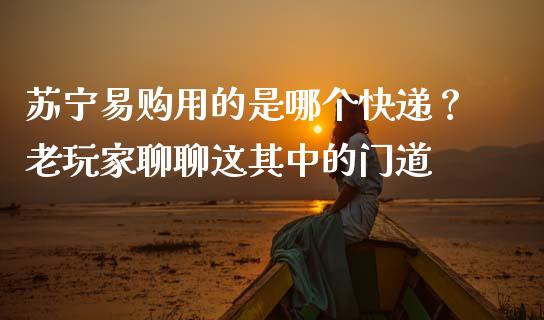 苏宁易购用的是哪个快递？老玩家聊聊这其中的门道_https://m.apzhendong.com_财务分析_第1张