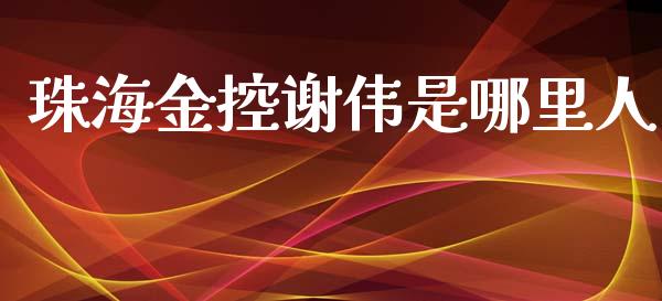 珠海金控谢伟是哪里人_https://m.apzhendong.com_财经资讯_第1张