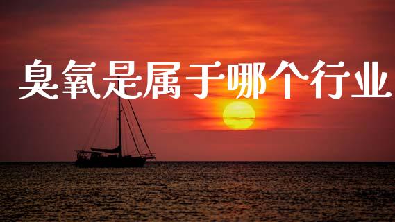 臭氧是属于哪个行业_https://m.apzhendong.com_财务分析_第1张