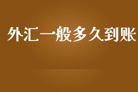 外汇一般多久到账_https://m.apzhendong.com_财务分析_第1张
