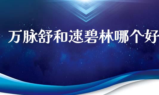 万脉舒和速碧林哪个好_https://m.apzhendong.com_期货行情_第1张