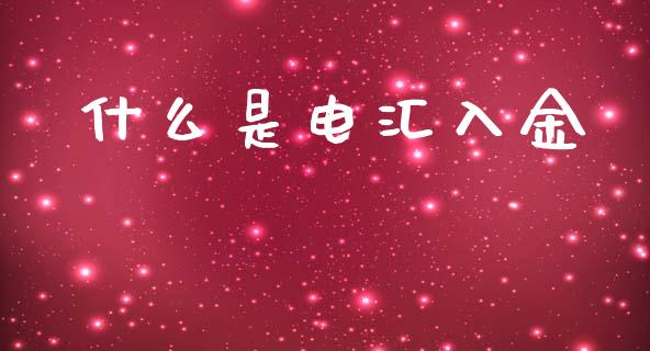 什么是电汇入金_https://m.apzhendong.com_全球经济_第1张