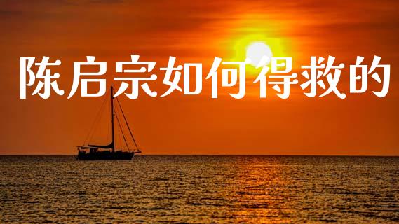 陈启宗如何得救的_https://m.apzhendong.com_财务分析_第1张