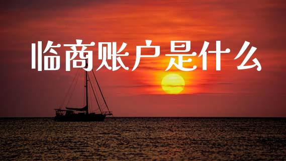 临商账户是什么_https://m.apzhendong.com_财经资讯_第1张