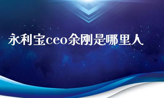 永利宝ceo余刚是哪里人_https://m.apzhendong.com_全球经济_第1张