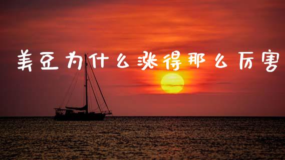 美豆为什么涨得那么厉害_https://m.apzhendong.com_期货行情_第1张