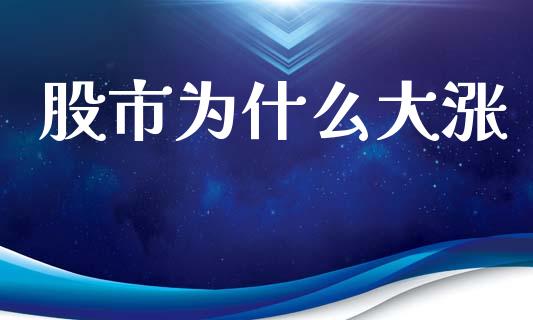 股市为什么大涨_https://m.apzhendong.com_全球经济_第1张