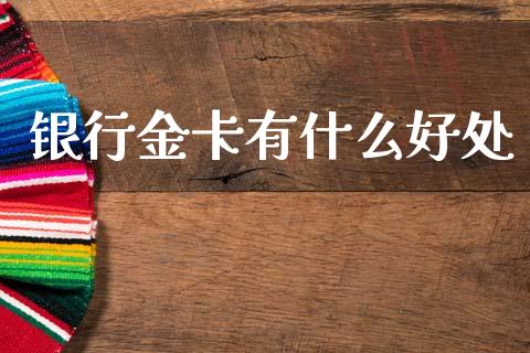 银行金卡有什么好处_https://m.apzhendong.com_财务分析_第1张