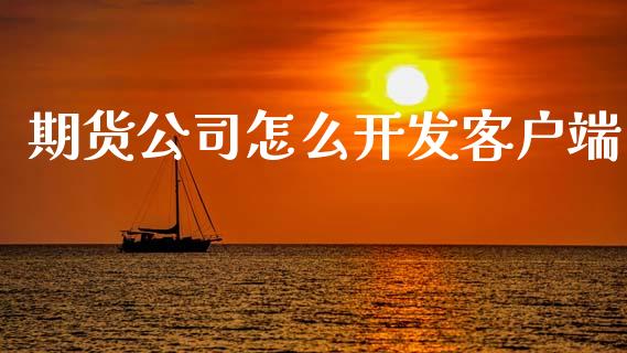 期货公司怎么开发客户端_https://m.apzhendong.com_财经资讯_第1张