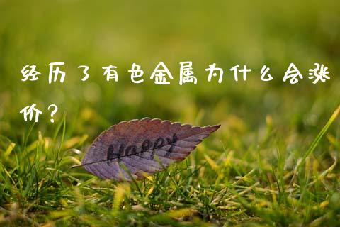 经历了有色金属为什么会涨价？_https://m.apzhendong.com_财经资讯_第1张