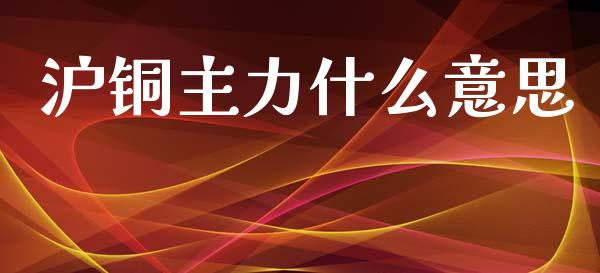 沪铜主力什么意思_https://m.apzhendong.com_财务分析_第1张
