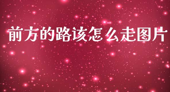 前方的路该怎么走图片_https://m.apzhendong.com_期货行情_第1张