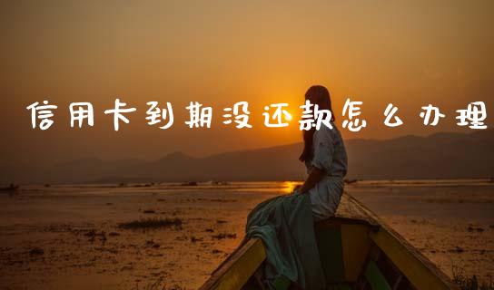 信用卡到期没还款怎么办理_https://m.apzhendong.com_全球经济_第1张