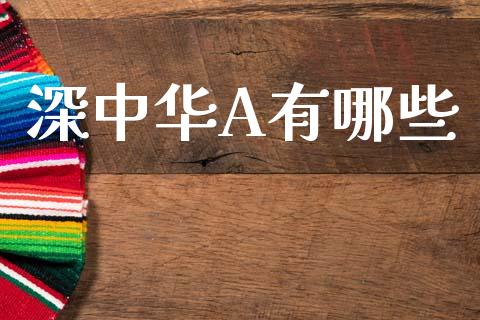 深中华A有哪些_https://m.apzhendong.com_财经资讯_第1张