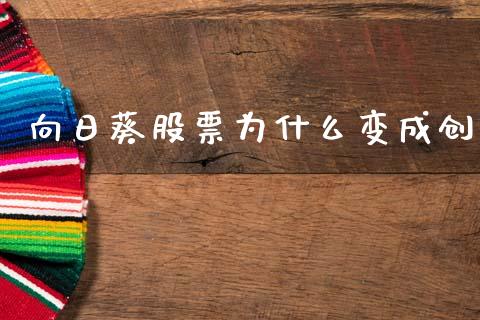 向日葵股票为什么变成创_https://m.apzhendong.com_财经资讯_第1张
