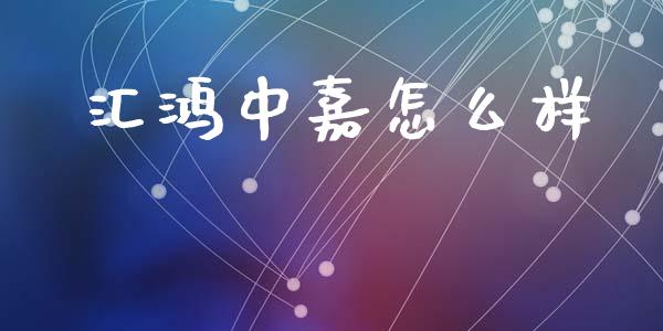 汇鸿中嘉怎么样_https://m.apzhendong.com_财务分析_第1张