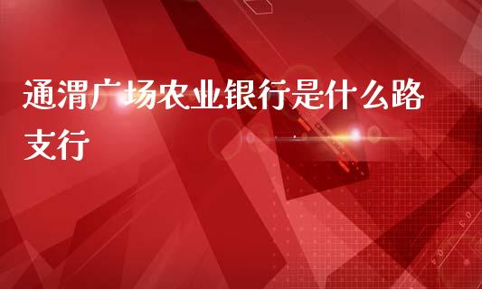 通渭广场农业银行是什么路支行_https://m.apzhendong.com_财经资讯_第1张