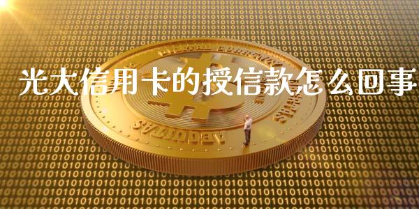 光大信用卡的授信款怎么回事_https://m.apzhendong.com_财务分析_第1张