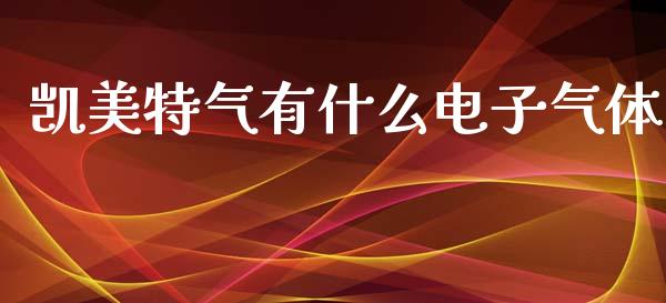 凯美特气有什么电子气体_https://m.apzhendong.com_全球经济_第1张