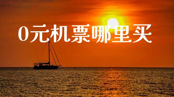 0元机票哪里买_https://m.apzhendong.com_财经资讯_第1张