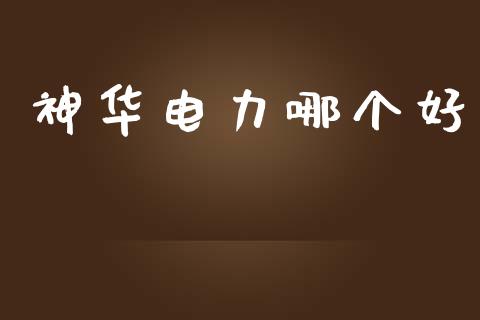 神华电力哪个好_https://m.apzhendong.com_期货行情_第1张