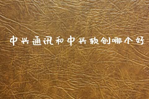 中兴通讯和中兴软创哪个好_https://m.apzhendong.com_财经资讯_第1张