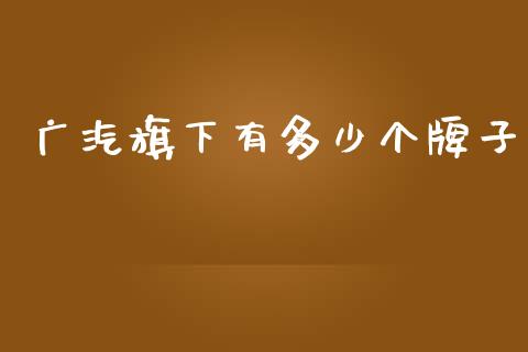 广汽旗下有多少个牌子_https://m.apzhendong.com_财经资讯_第1张