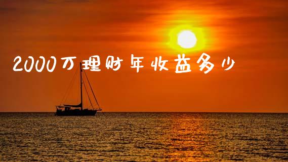 2000万理财年收益多少_https://m.apzhendong.com_全球经济_第1张