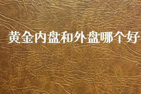 黄金内盘和外盘哪个好_https://m.apzhendong.com_全球经济_第1张