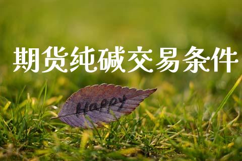 期货纯碱交易条件_https://m.apzhendong.com_全球经济_第1张